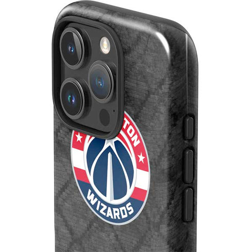 NBA Washington Wizards Black Rust iPhone 16 Pro Impact Case